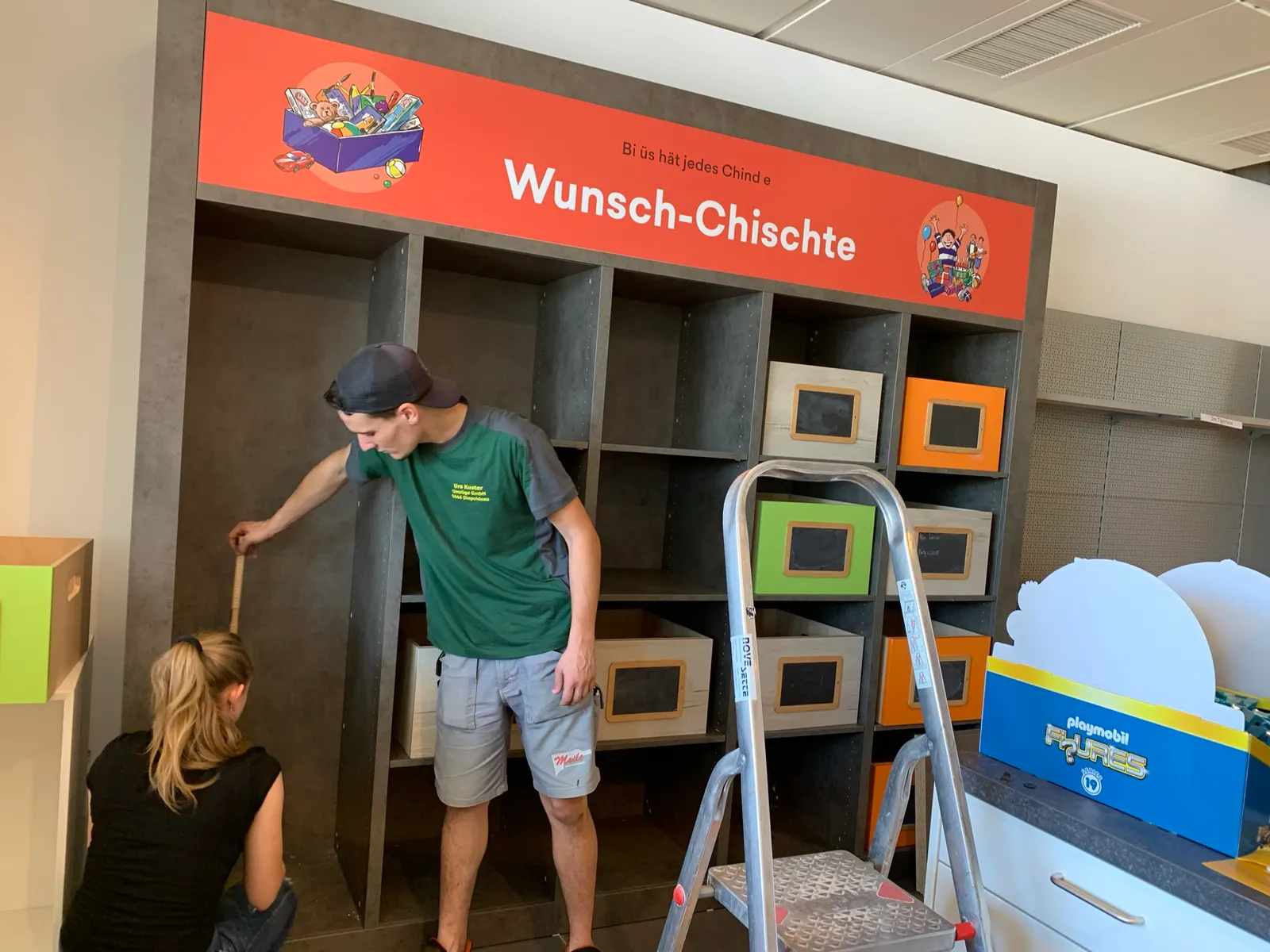 Impression vom Umbau und der Neueröffnung in Widnau, 2021